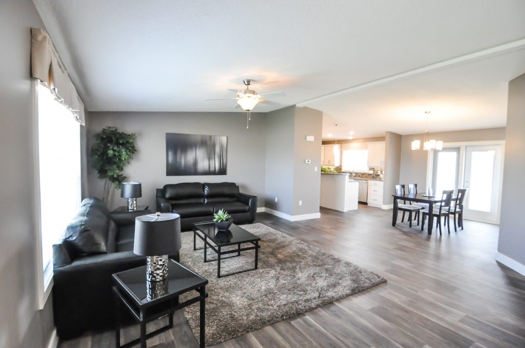 Living Room and Dining Room