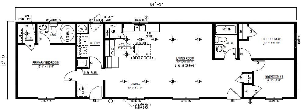 Fairbanks Modular Home - Floorplan - Model Available To Order
