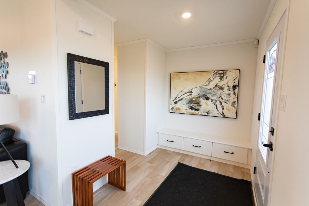 Foyer and Living Room